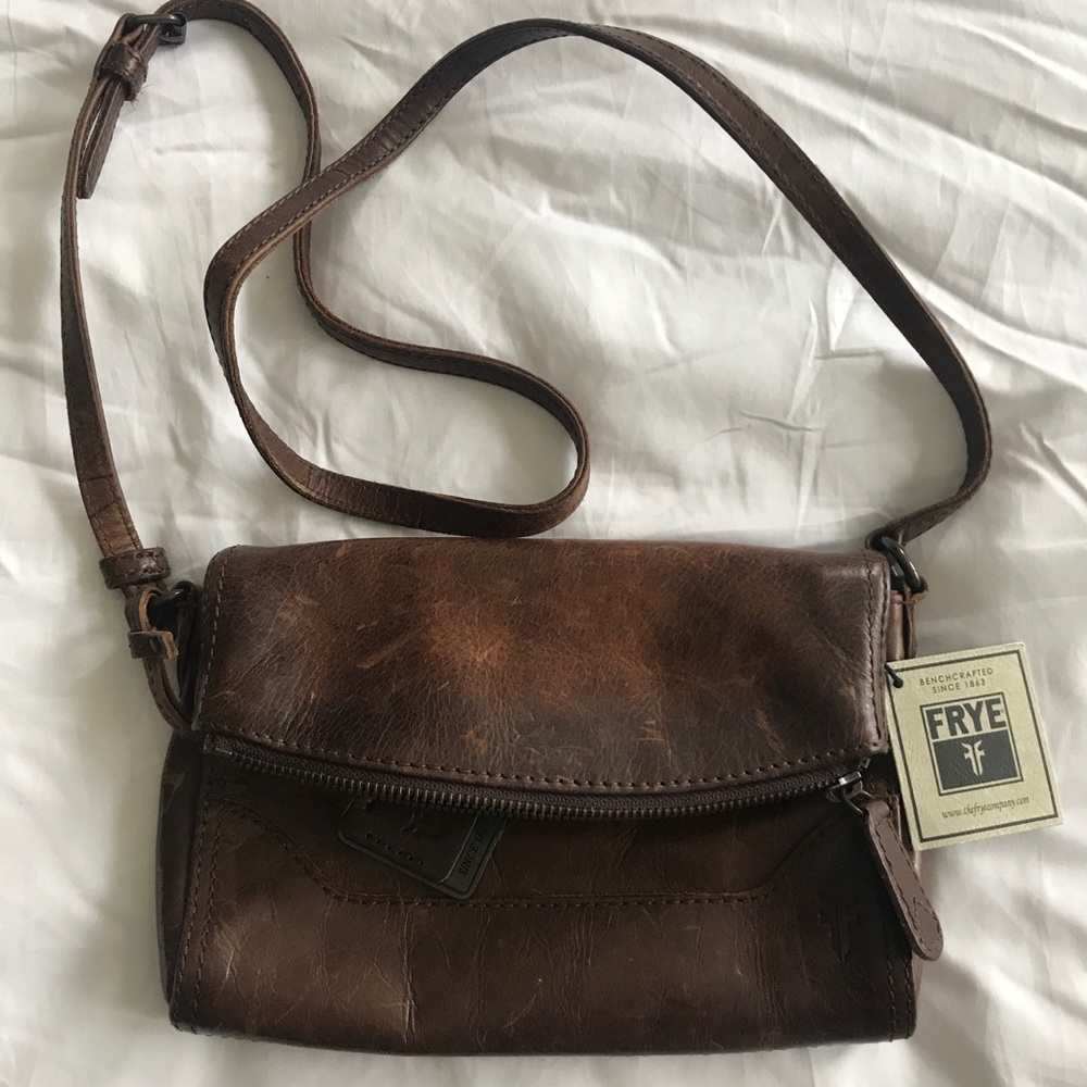 NWT Frye leather crossbody